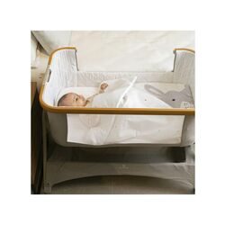 BT916B MINICUNA COLECHO STELLA BEIG OLMITOS. MOBILIARIO Y DECORACION PARA BEBE - MINICUNAS SERONES . Color Beige. 