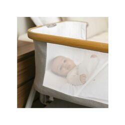 BT916B MINICUNA COLECHO STELLA BEIG OLMITOS. MOBILIARIO Y DECORACION PARA BEBE - MINICUNAS SERONES . Color Beige. 