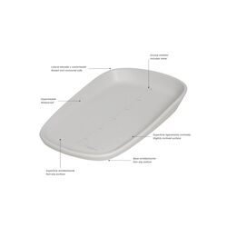 CAMBIADOR BEBE EVA OLMITOS. PUERICULTURA Y COMPLEMENTOS PARA BEBES - BAÑO CAMBIADORES MOBILIARIO DECORACION . Color GRIS . 