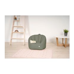 Puff infantil NIDO Olmitos. MOBILIARIO Y DECORACION PARA BEBE PUERICULTURA COMPLEMENTOS BEBES - CASA JUGUETES . Color Verde. 