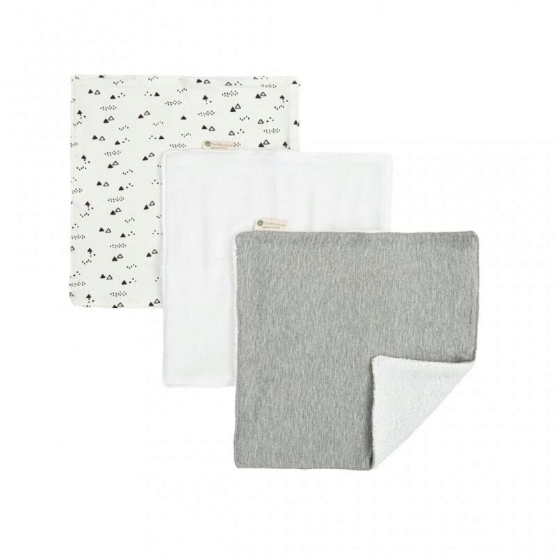 00813698 TOALLITA BEBE 30X30 TRES UNIDADES  LEON COIMASA. COCHECITOS-CARRICOCHES PARA BEBE SACOS Y TEXTILES MUSELINAS GASAS .