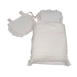 Saco 327  rosa 3 usos  carricoche de juguete Artesania chari. JUGUETES PARA BEBE - CARRICOCHE DE ,COCHECITO MUÑECAS COMPLEMENTOS