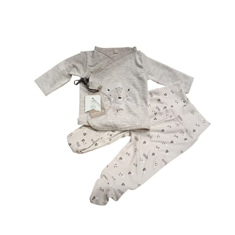 SJP13610 JUBON CON POLAINA LEON COIMASA. ROPA PARA BEBES ,PREMAMA Y COLEGIAL - DE 0 5 AÑOS INTERIOR Bodys INVIERNO . TALLAS 0 1