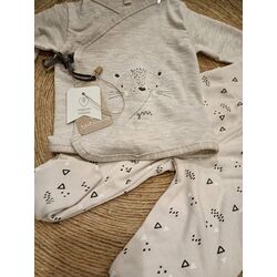 SJP13610 JUBON CON POLAINA LEON COIMASA. ROPA PARA BEBES ,PREMAMA Y COLEGIAL - DE 0 5 AÑOS INTERIOR Bodys INVIERNO . TALLAS 0 1