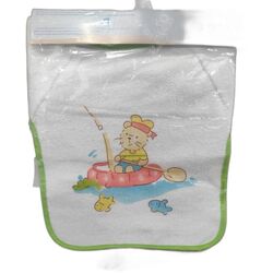 Babero  con mangas madu. PUERICULTURA Y COMPLEMENTOS PARA BEBES - COMIDA BABEROS . Color Verde. 