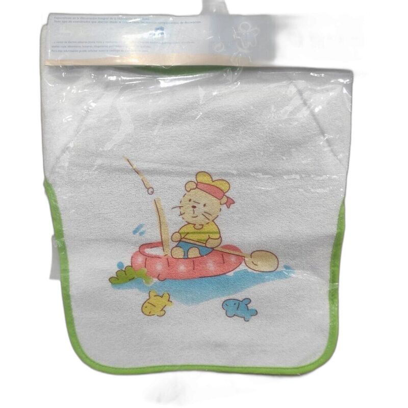 Babero  con mangas madu. PUERICULTURA Y COMPLEMENTOS PARA BEBES - COMIDA BABEROS . Color Verde. 