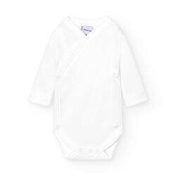 Body cruzado clasico basico 1150 babidu. ROPA PARA BEBES ,PREMAMA Y COLEGIAL - DE 0 5 AÑOS INTERIOR Bodys . Color Beige. TALLAS