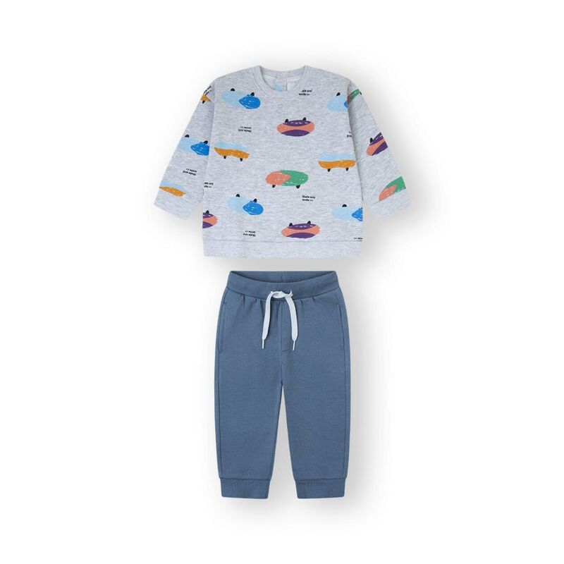 25202013 CHANDAL GRIS CLARO TALAMAN. ROPA PARA BEBES ,PREMAMA Y COLEGIAL - DE 0 5 AÑOS INVIERNO NIÑO Deportiva . TALLAS 3 años. 