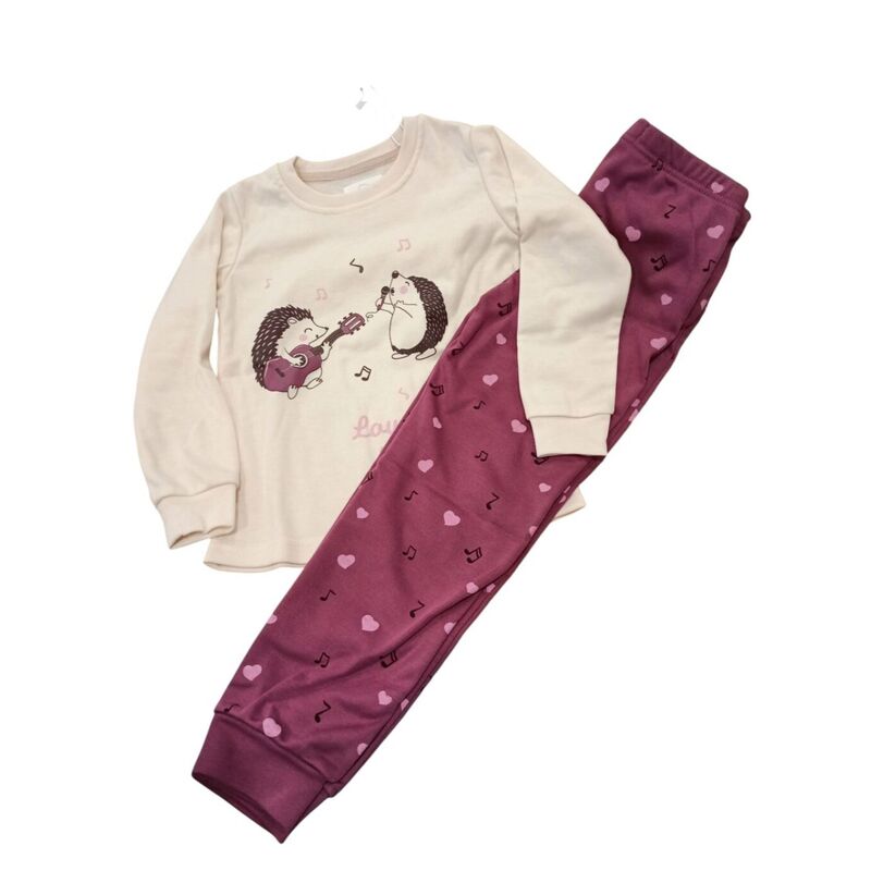 16011004 PIJAMA INVIERNO NIÑA MUYDEMI. ROPA PARA BEBES ,PREMAMA Y COLEGIAL - DE 0 5 AÑOS INTERIOR Pijamas Niña Niño . TALLAS 2