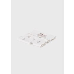 9047 Arroyo motivo mayoral. COCHECITOS-CARRICOCHES PARA BEBE SACOS Y TEXTILES MUSELINAS GASAS CHALES MANTAS . Color ARENA. 