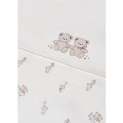 9047 Arroyo motivo mayoral. COCHECITOS-CARRICOCHES PARA BEBE SACOS Y TEXTILES MUSELINAS GASAS CHALES MANTAS . Color ARENA. 