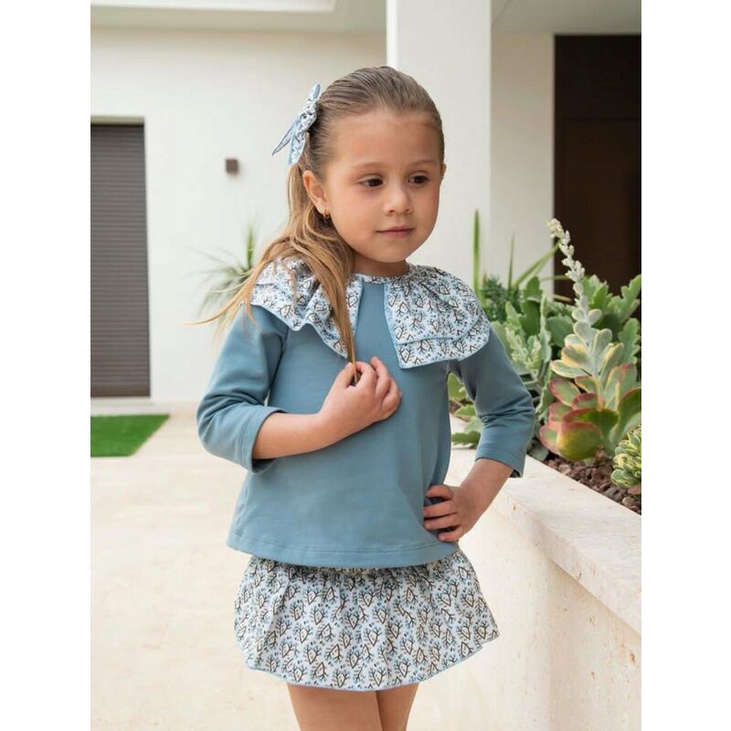 SEL 024 SELENA CJTO SUDADERA FALDA BEBE DANIESTY. ROPA PARA BEBES ,PREMAMA Y COLEGIAL - DE 0 5 AÑOS INVIERNO NIÑA . TALLAS 12 18
