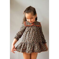 DAL 002 DALIA VESTIDO VUELO DANIESTY. ROPA PARA BEBES ,PREMAMA Y COLEGIAL - DE 0 5 AÑOS INVIERNO NIÑA Vestidos . TALLAS 4 años. 