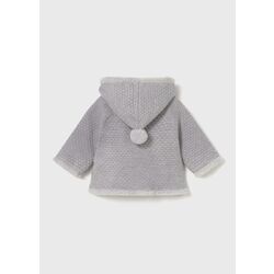 2333 REBECON POMPOM MAYORAL. ROPA PARA BEBES ,PREMAMA Y COLEGIAL - DE 0 5 AÑOS INVIERNO RECIEN NACIDO 0-1M 50CM . Color GRIS .