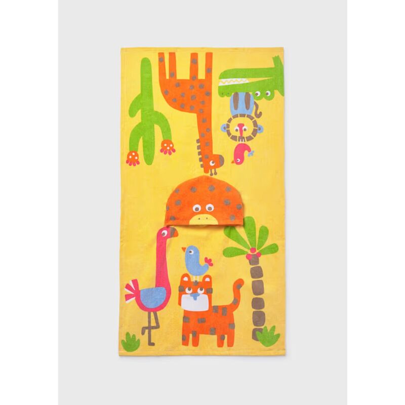 9113 Toalla baño mayoral. ROPA PARA BEBES ,PREMAMA Y COLEGIAL - DE 0 5 AÑOS INFANTIL VERANO RECIEN NACIDO MAYORAL 0-1 55 CM .