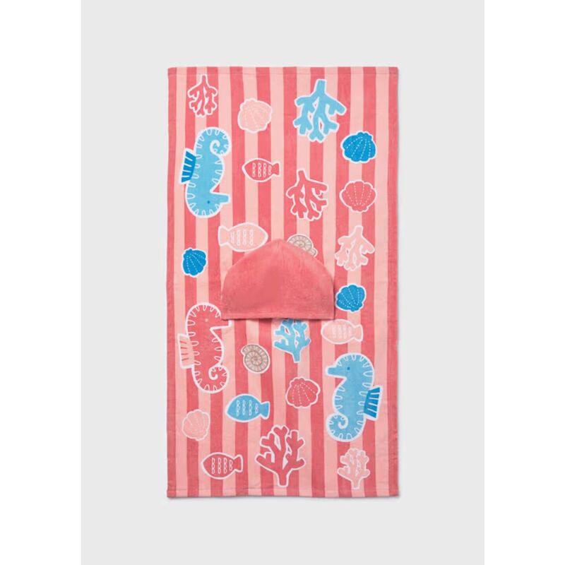 9114 Toalla capa mayoral. ROPA PARA BEBES ,PREMAMA Y COLEGIAL - DE 0 5 AÑOS INFANTIL VERANO RECIEN NACIDO MAYORAL 0-1 55 CM .