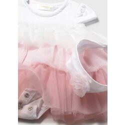 1601 Vestido volantes con diadema mayoral. ROPA PARA BEBES ,PREMAMA Y COLEGIAL - DE 0 5 AÑOS INFANTIL VERANO RECIEN NACIDO