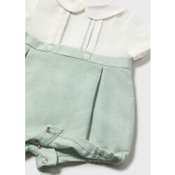 1604 Pelele ceremonia mayoral. ROPA PARA BEBES ,PREMAMA Y COLEGIAL - DE 0 5 AÑOS INFANTIL VERANO RECIEN NACIDO MAYORAL 0-1 55 CM