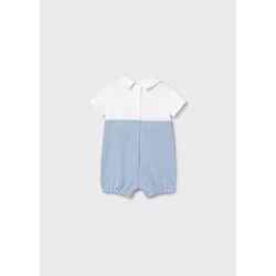 1605 Pelele peto cuello mayoral. ROPA PARA BEBES ,PREMAMA Y COLEGIAL - DE 0 5 AÑOS INFANTIL VERANO RECIEN NACIDO MAYORAL 0-1 55