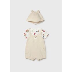 1608 Pelele peto gorro mayoral. ROPA PARA BEBES ,PREMAMA Y COLEGIAL - DE 0 5 AÑOS INFANTIL VERANO RECIEN NACIDO MAYORAL 0-1 55