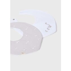 9073 Set de dos baberos mayoral. ROPA PARA BEBES ,PREMAMA Y COLEGIAL - DE 0 5 AÑOS INFANTIL VERANO RECIEN NACIDO MAYORAL 0-1 55