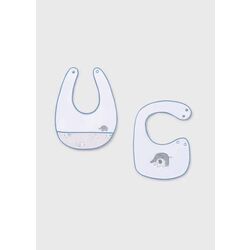 9074 Set de dos baberos mayoral. ROPA PARA BEBES ,PREMAMA Y COLEGIAL - DE 0 5 AÑOS INFANTIL VERANO RECIEN NACIDO MAYORAL 0-1 55