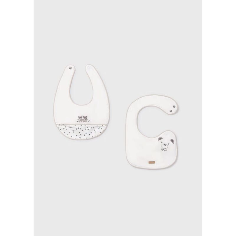 9074 Set de dos baberos mayoral. ROPA PARA BEBES ,PREMAMA Y COLEGIAL - DE 0 5 AÑOS INFANTIL VERANO RECIEN NACIDO MAYORAL 0-1 55