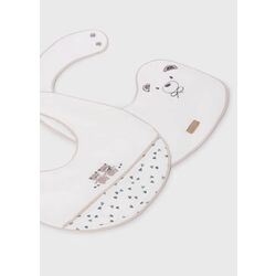 9074 Set de dos baberos mayoral. ROPA PARA BEBES ,PREMAMA Y COLEGIAL - DE 0 5 AÑOS INFANTIL VERANO RECIEN NACIDO MAYORAL 0-1 55