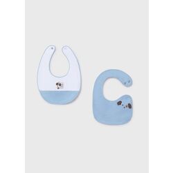 9074 Set de dos baberos mayoral. ROPA PARA BEBES ,PREMAMA Y COLEGIAL - DE 0 5 AÑOS INFANTIL VERANO RECIEN NACIDO MAYORAL 0-1 55