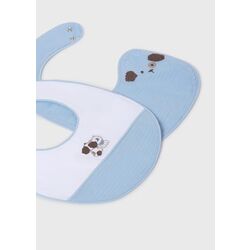 9074 Set de dos baberos mayoral. ROPA PARA BEBES ,PREMAMA Y COLEGIAL - DE 0 5 AÑOS INFANTIL VERANO RECIEN NACIDO MAYORAL 0-1 55