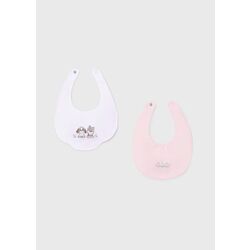 9077 Set de dos baberos mayoral. ROPA PARA BEBES ,PREMAMA Y COLEGIAL - DE 0 5 AÑOS INFANTIL VERANO RECIEN NACIDO MAYORAL 0-1 55