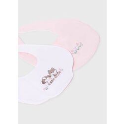 9077 Set de dos baberos mayoral. ROPA PARA BEBES ,PREMAMA Y COLEGIAL - DE 0 5 AÑOS INFANTIL VERANO RECIEN NACIDO MAYORAL 0-1 55