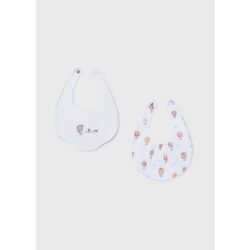 9077 Set de dos baberos mayoral. ROPA PARA BEBES ,PREMAMA Y COLEGIAL - DE 0 5 AÑOS INFANTIL VERANO RECIEN NACIDO MAYORAL 0-1 55