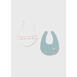 9077 Set de dos baberos mayoral. ROPA PARA BEBES ,PREMAMA Y COLEGIAL - DE 0 5 AÑOS INFANTIL VERANO RECIEN NACIDO MAYORAL 0-1 55