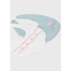 9077 Set de dos baberos mayoral. ROPA PARA BEBES ,PREMAMA Y COLEGIAL - DE 0 5 AÑOS INFANTIL VERANO RECIEN NACIDO MAYORAL 0-1 55