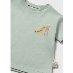 1077 Camiseta manga corta menta  mayoral. ROPA PARA BEBES ,PREMAMA Y COLEGIAL - DE 0 5 AÑOS INFANTIL VERANO RECIEN NACIDO