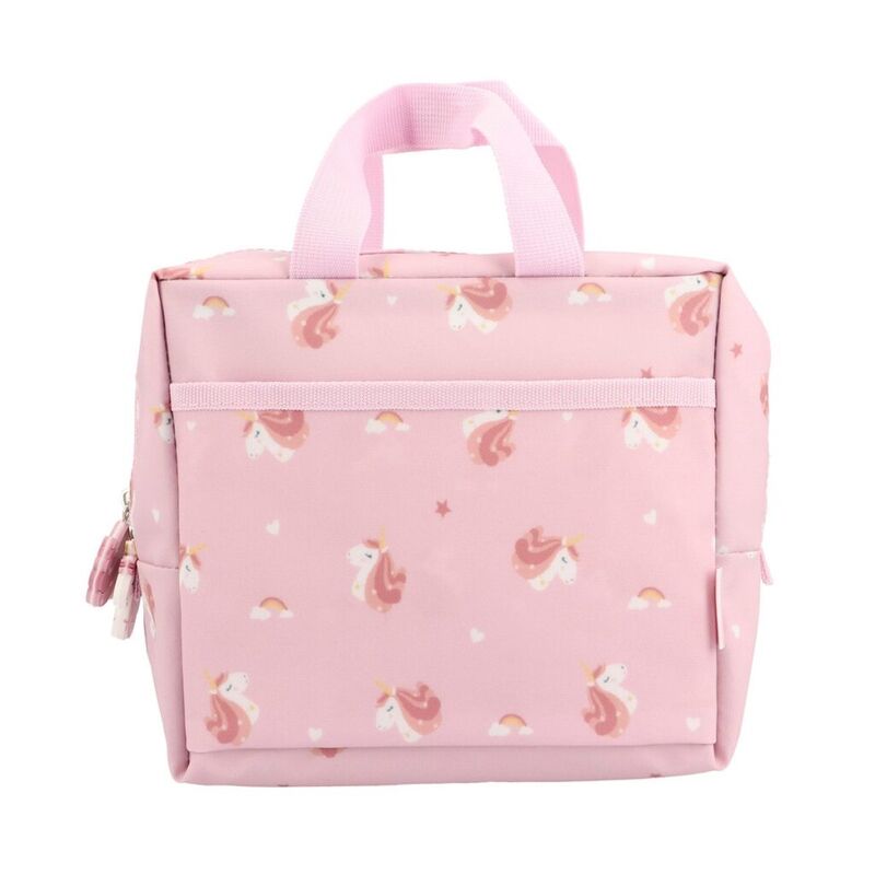Bolsa Merienda Térmica Magical Unicorn Tutete. PUERICULTURA Y COMPLEMENTOS PARA BEBES - COMIDA TERMOS RECIPIENTES . Color Rosa. 
