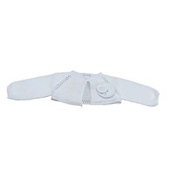 24213 Chaqueta corta links calados blanca juliana. ROPA PARA BEBES ,PREMAMA Y COLEGIAL - DE 0 5 AÑOS INFANTIL VERANO NIÑO