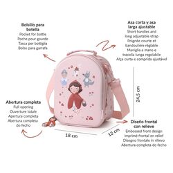 Bolsa Merienda Térmica 3D Little Red Tutete. PUERICULTURA Y COMPLEMENTOS PARA BEBES - ACCESORIOS DE . Color Rosa. 