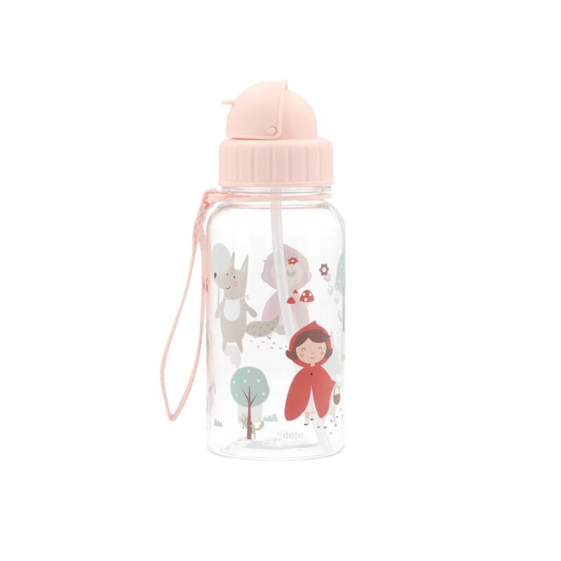 Botella Plástico Little Red Tutete. PUERICULTURA Y COMPLEMENTOS PARA BEBES - COMIDA VASOS TAZAS ACCESORIOS DE . Color Rosa. 