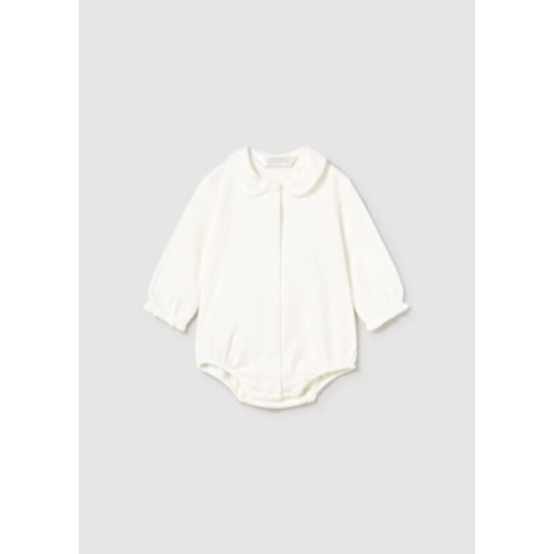 2722 BODY MAYORAL. ROPA PARA BEBES ,PREMAMA Y COLEGIAL - DE 0 5 AÑOS INVIERNO RECIEN NACIDO 0-1M 50CM . Color CRUDO. TALLAS 0 1