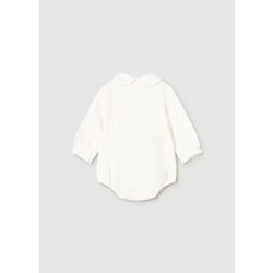 2722 BODY MAYORAL. ROPA PARA BEBES ,PREMAMA Y COLEGIAL - DE 0 5 AÑOS INVIERNO RECIEN NACIDO 0-1M 50CM . Color CRUDO. TALLAS 0 1