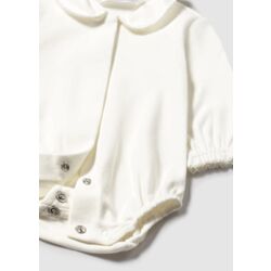 2722 BODY MAYORAL. ROPA PARA BEBES ,PREMAMA Y COLEGIAL - DE 0 5 AÑOS INVIERNO RECIEN NACIDO 0-1M 50CM . Color CRUDO. TALLAS 0 1