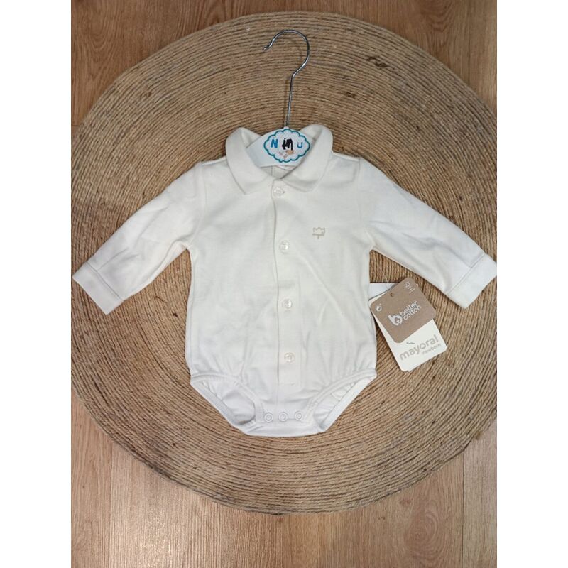 2727 BODY CAMISERO MAYORAL. ROPA PARA BEBES ,PREMAMA Y COLEGIAL - DE 0 5 AÑOS INVIERNO RECIEN NACIDO 0-1M 50CM . TALLAS 1M. 