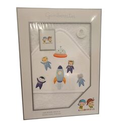 11073 CAPA DE BAÑO CON CAPUCHA CARBERRITOS. PUERICULTURA Y COMPLEMENTOS PARA BEBES - BAÑO TOALLAS CAPAS DE . Color 0. 