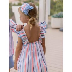 390244V VESTIDO INFANTIL MIRANDA. ROPA PARA BEBES ,PREMAMA Y COLEGIAL - DE 0 5 AÑOS INFANTIL VERANO NIÑA Vestidos . Color Azul.