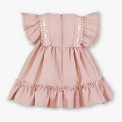 390140V VESTIDO BEBÉ MIRANDA. ROPA PARA BEBES ,PREMAMA Y COLEGIAL - DE 0 5 AÑOS INFANTIL VERANO NIÑA Sudaderas . Color ROSA