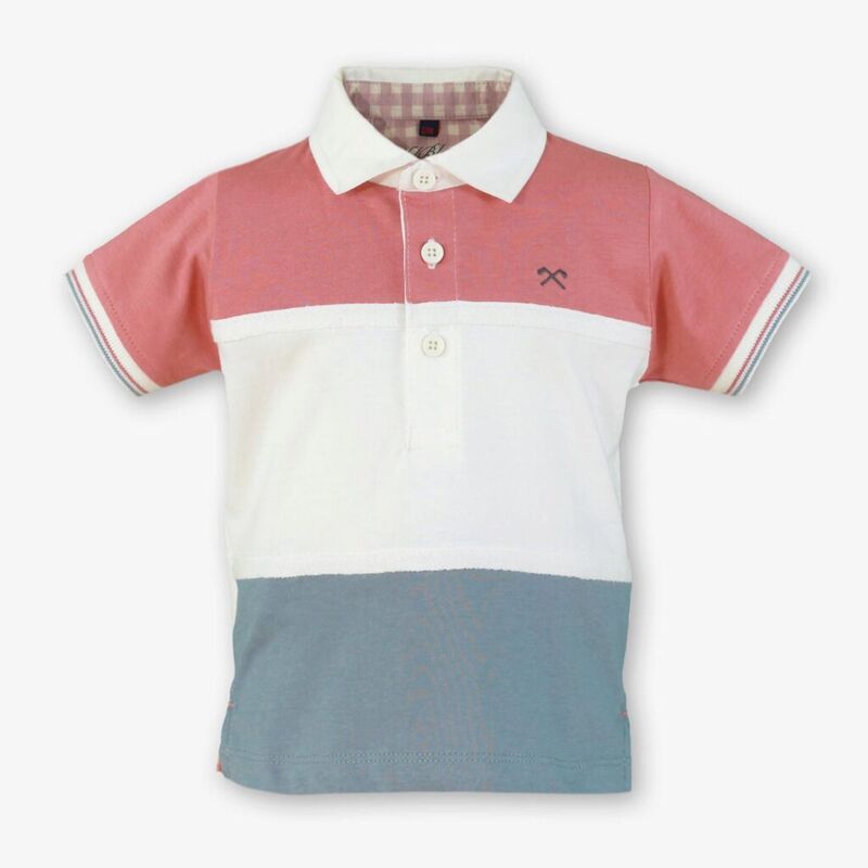 391101P POLO BEBÉ MIRANDA. ROPA PARA BEBES ,PREMAMA Y COLEGIAL - DE 0 5 AÑOS INFANTIL VERANO NIÑO Camisetas Camisas . Color ROSA