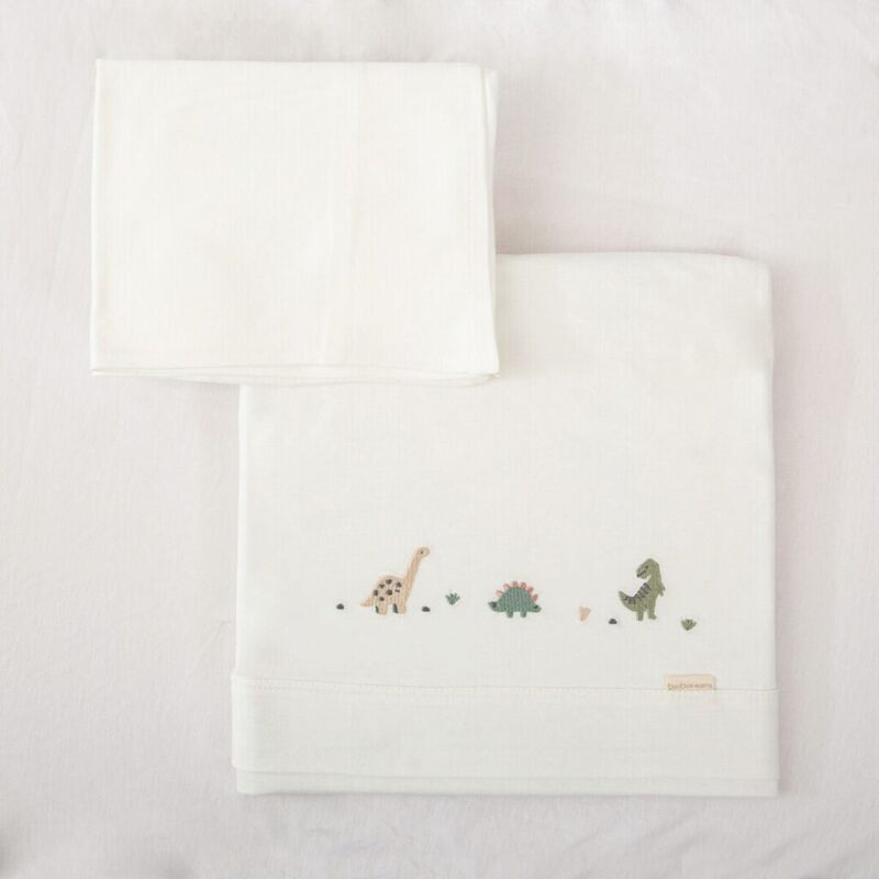 68361318 Juego sabanas punto jersey 3 piezas Bronto Chic (Cuna (60x120)). MOBILIARIO Y DECORACION PARA BEBE - ROPA CUNA MINICUNA