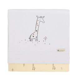 68951023 Tríptico Sabanitas Punto 100% Algodón Giraffe (Maxicuna (70x140)). MOBILIARIO Y DECORACION PARA BEBE - ROPA CUNA